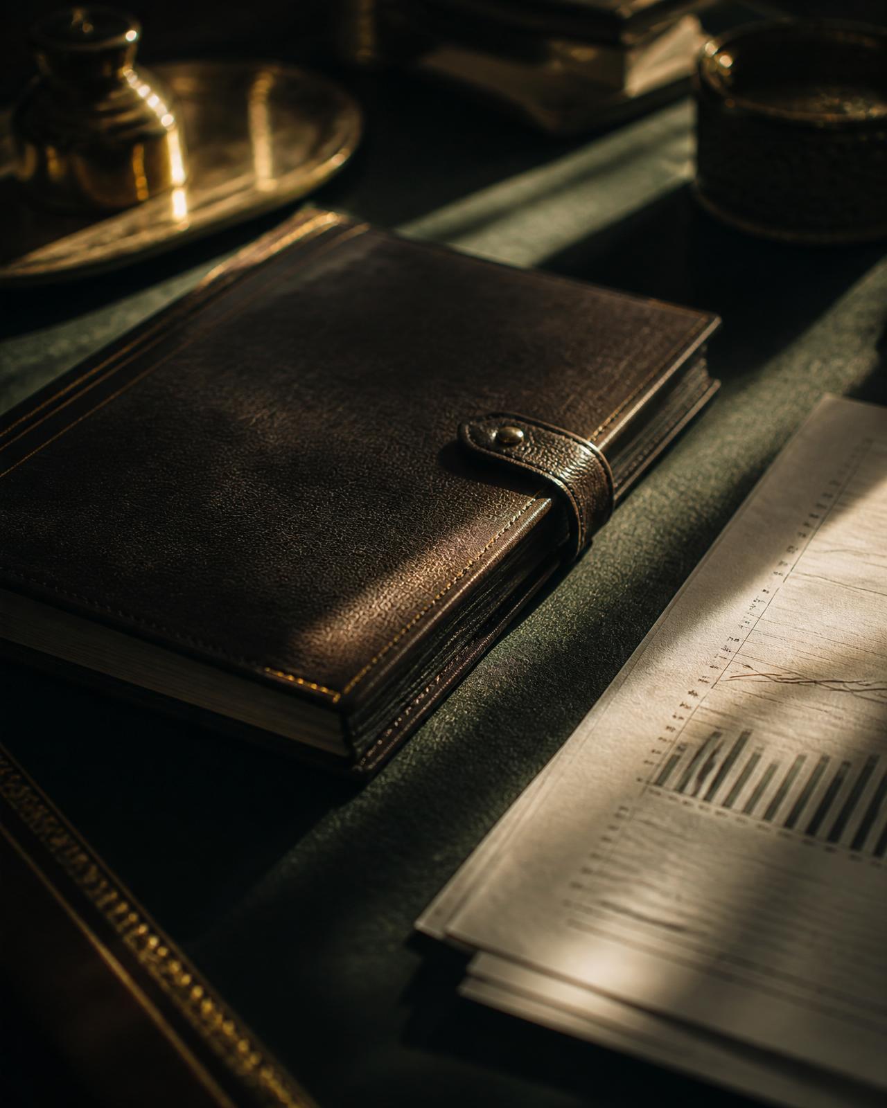Bound dossier and printed market documents